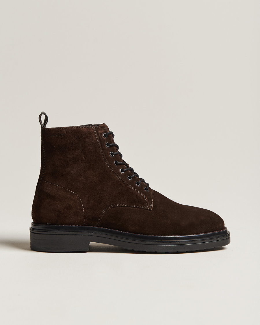 Herren | GANT Boggar Suede Boot Dark Brown | GANT | Boggar Suede Boot Dark Brown