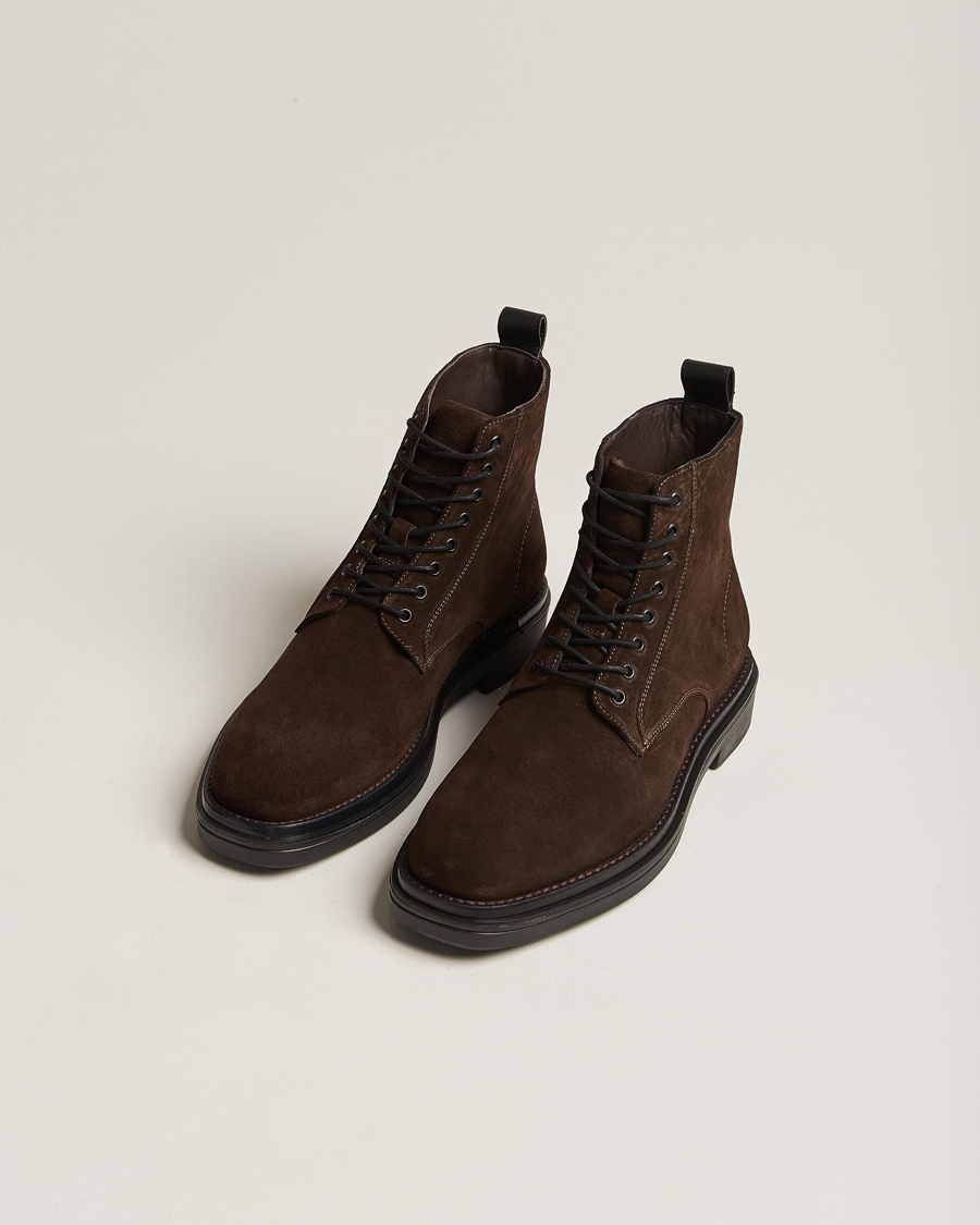 Herren | GANT Boggar Suede Boot Dark Brown | GANT | Boggar Suede Boot Dark Brown