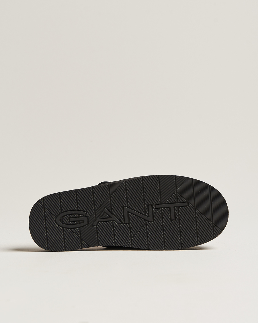 Herren | GANT Tamaware Suede Slippers Black | Gant | Tamaware Suede Slippers Black