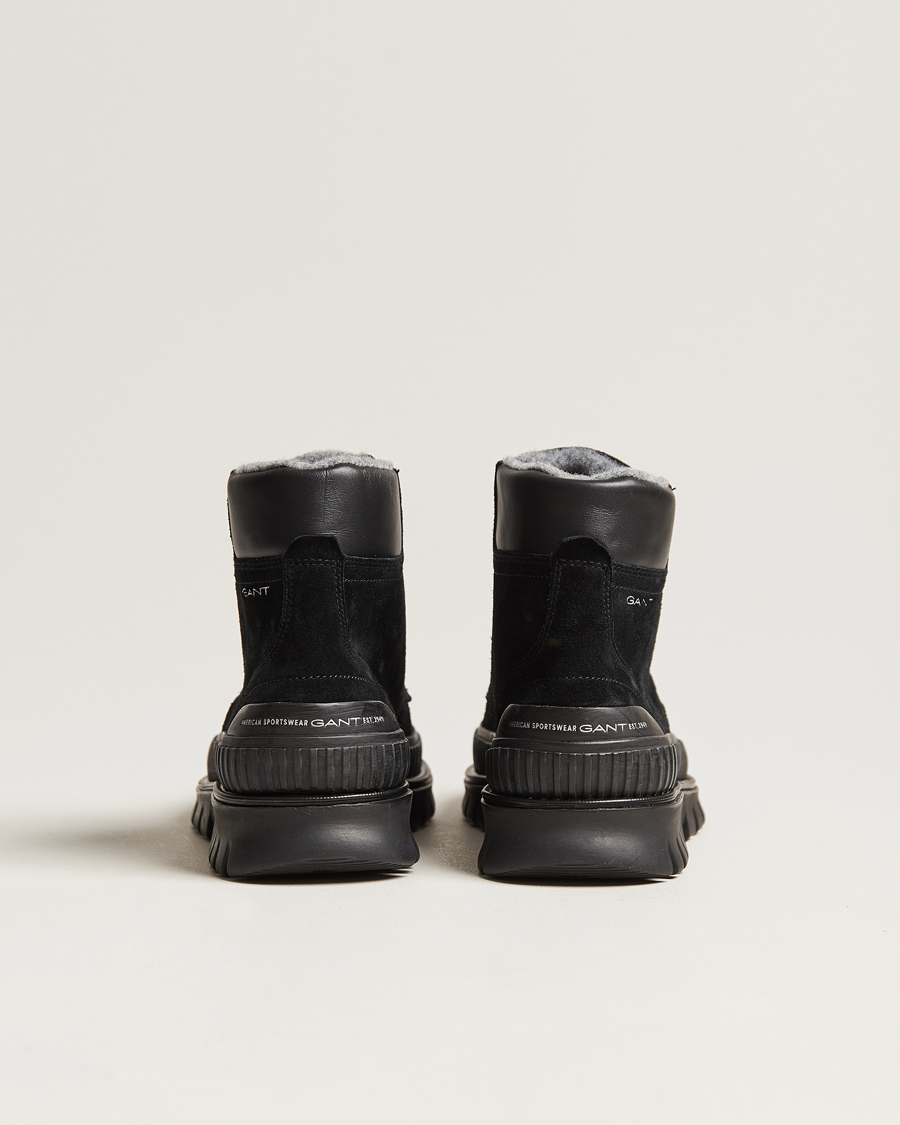 Herren | GANT Nebrada Felt Lined Suede Boot Black | GANT | Nebrada Felt Lined Suede Boot Black