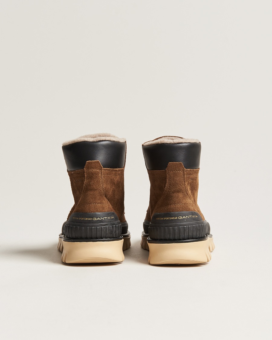 Herren | GANT Nebrada Felt Lined Suede Boot Tobacco Brown | GANT | Nebrada Felt Lined Suede Boot Tobacco Brown