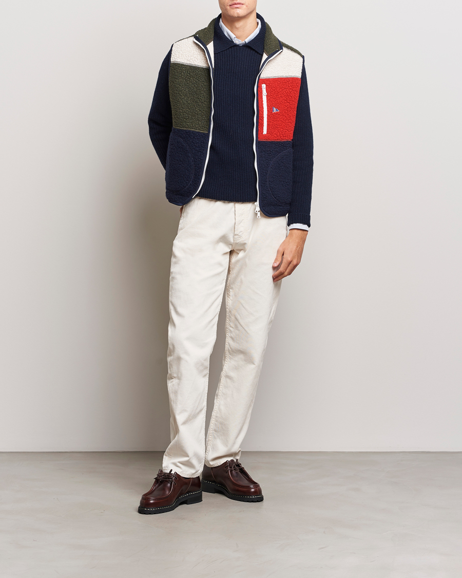 Herren | Hosen | Drake's | 5-Pocket Selvedge Needlecord Jeans Neutral