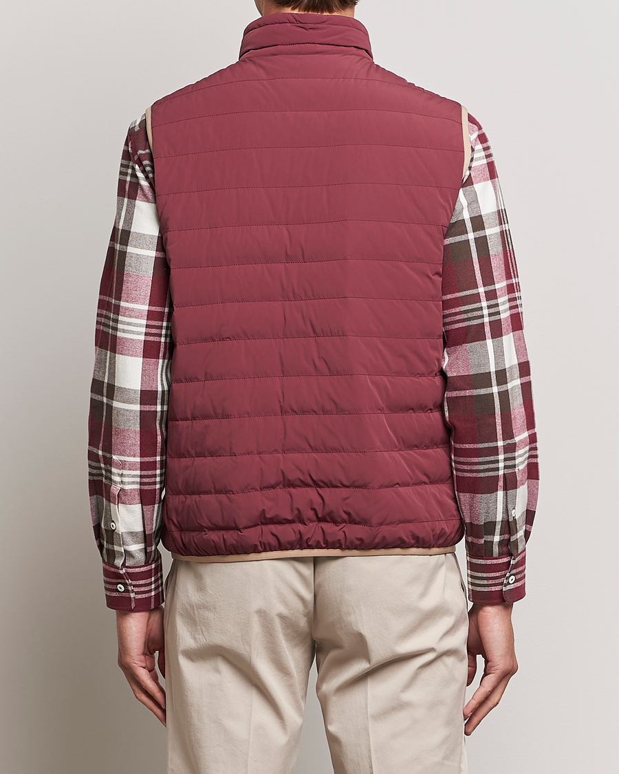 Herren | Jacken | Brunello Cucinelli | Nylon Down Vest Burgundy