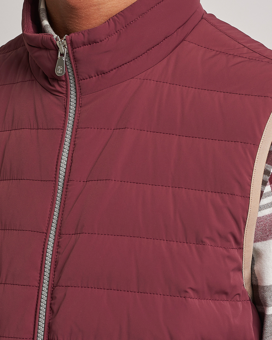 Herren | Jacken | Brunello Cucinelli | Nylon Down Vest Burgundy