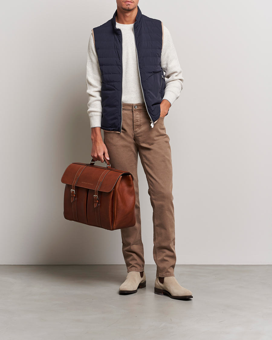 Herren | Jacken | Brunello Cucinelli | Nylon Down Vest Navy