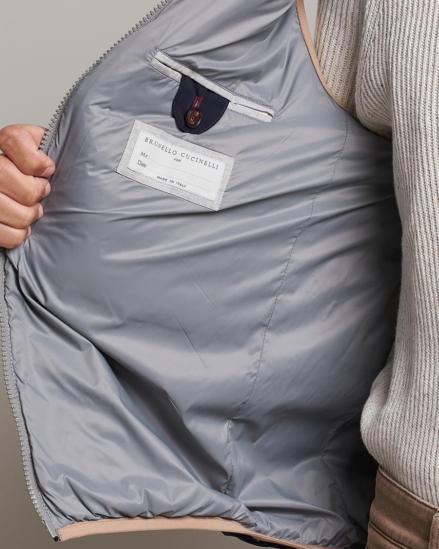 Herren | Jacken | Brunello Cucinelli | Nylon Down Vest Navy