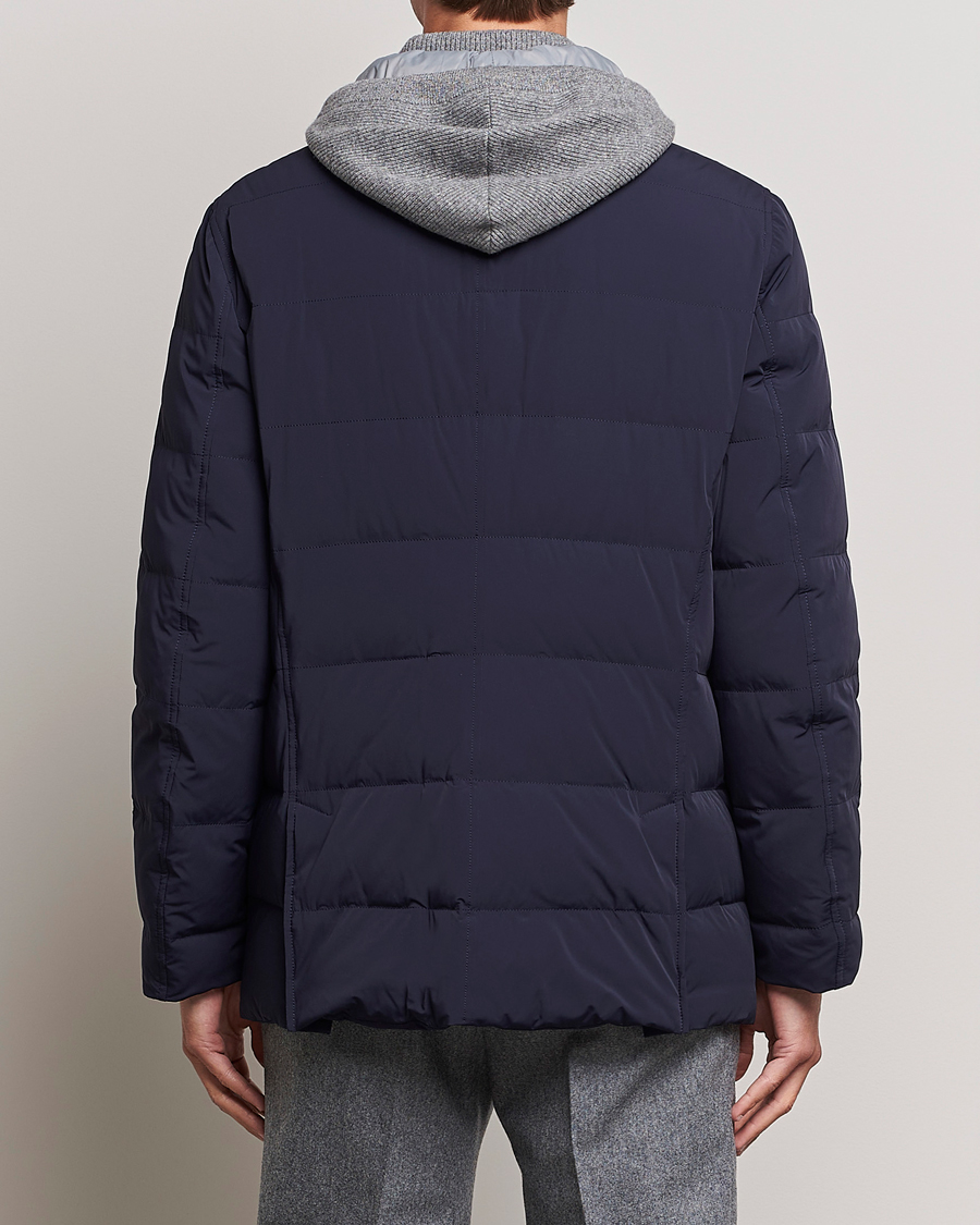 Herren | Jacken | Brunello Cucinelli | Nylon Down Blazer Jacket Navy