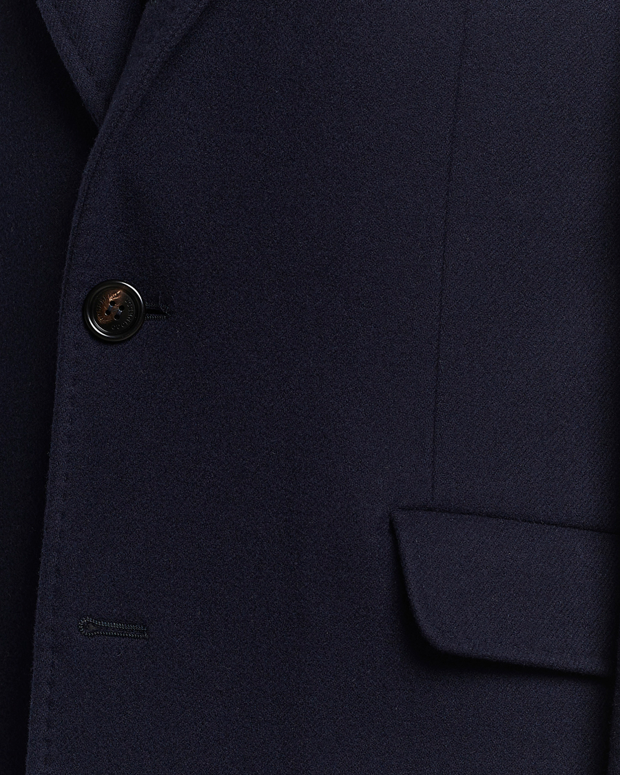 Herren | Jacken | Brunello Cucinelli | Wool/Cashmere Single Breasted Coat Navy