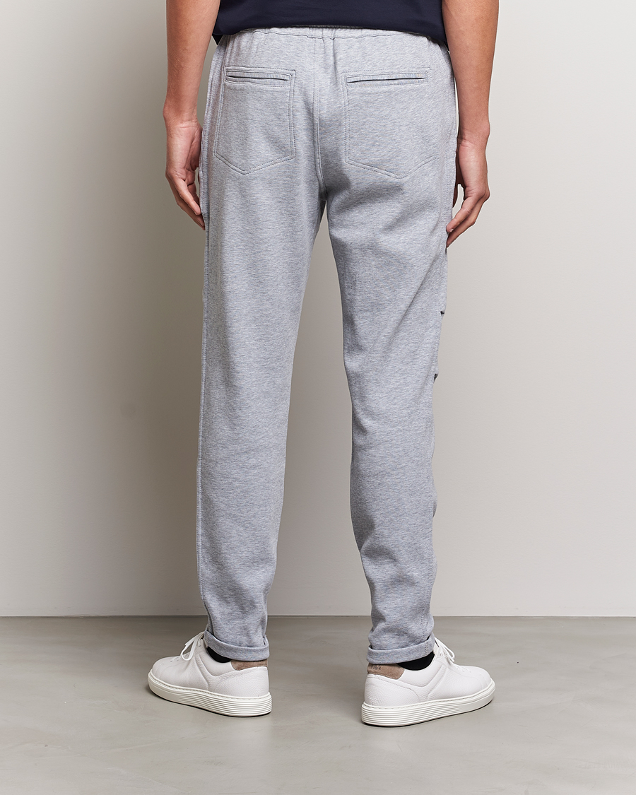 Herren | Hosen | Brunello Cucinelli | Pleated Soft Sweatpants Grey Melange
