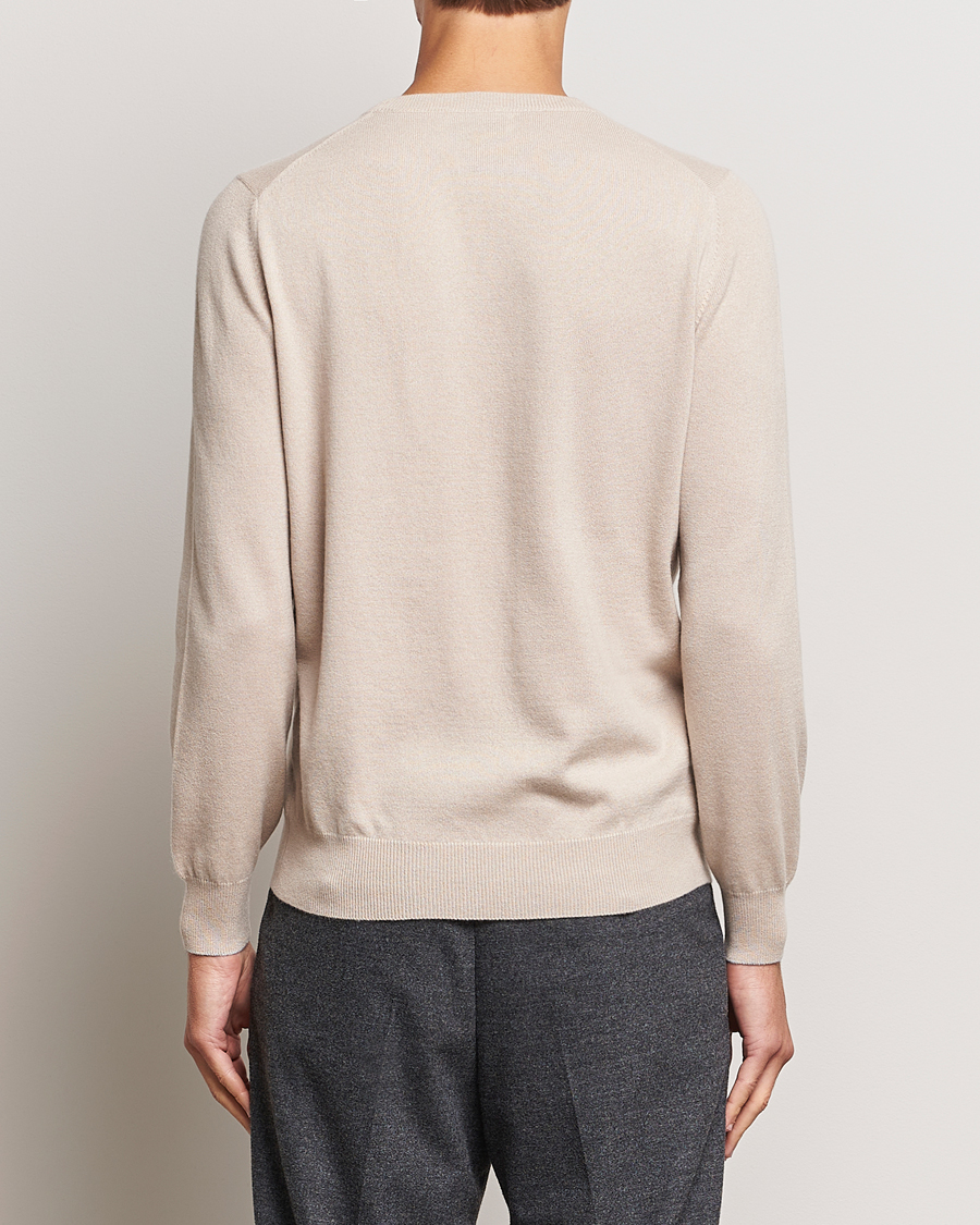 Herren | Pullover | Brunello Cucinelli | 2 Ply Cashmere Pullover Beige