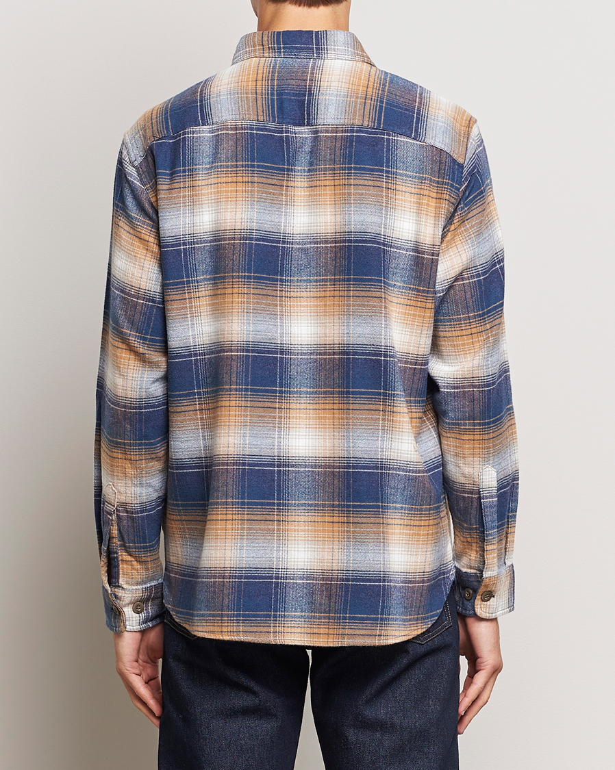Herren | Hemden | Pendleton | Burnside Flannel Shirt Navy/Tan