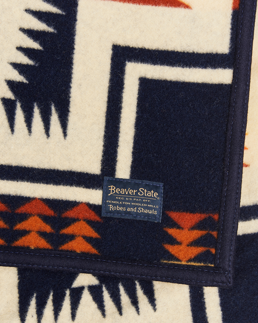 Herren | Pendleton Jacquard Blanket Harding Navy | Pendleton | Jacquard Blanket Harding Navy