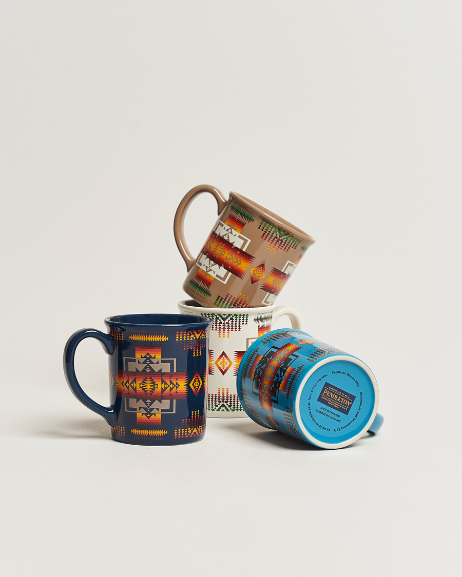 Herren | Pendleton Ceramic Mug Set 4-Pack Chief Joseph Mix | Pendleton | Ceramic Mug Set 4-Pack Chief Joseph Mix