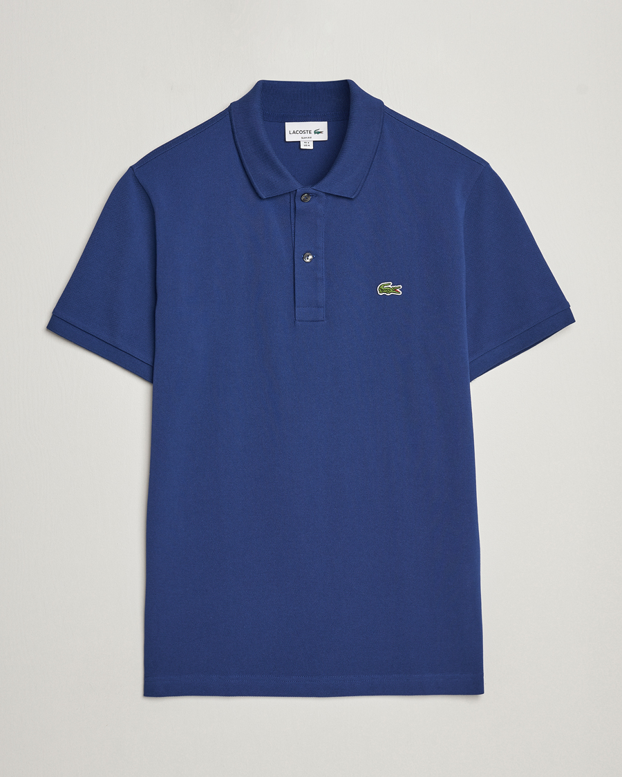 Herren | Poloshirts | Lacoste | Slim Fit Polo Piké Methylene