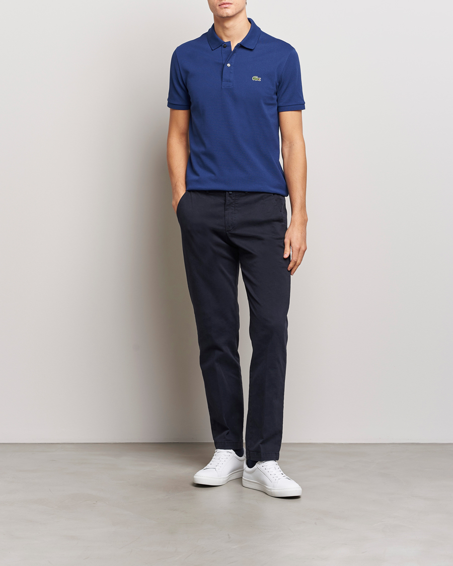 Herren | Poloshirts | Lacoste | Slim Fit Polo Piké Methylene