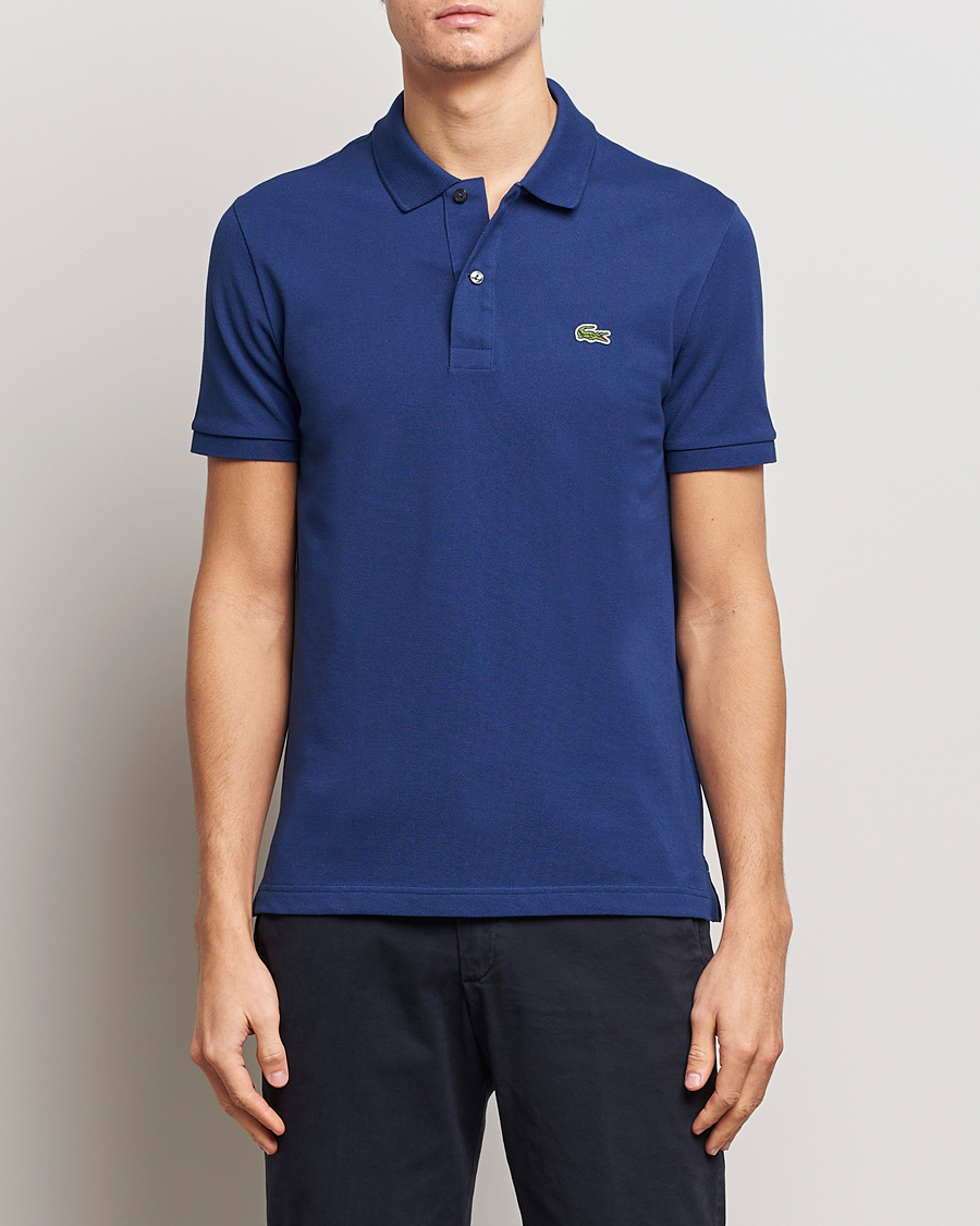 Herren | Poloshirts | Lacoste | Slim Fit Polo Piké Methylene