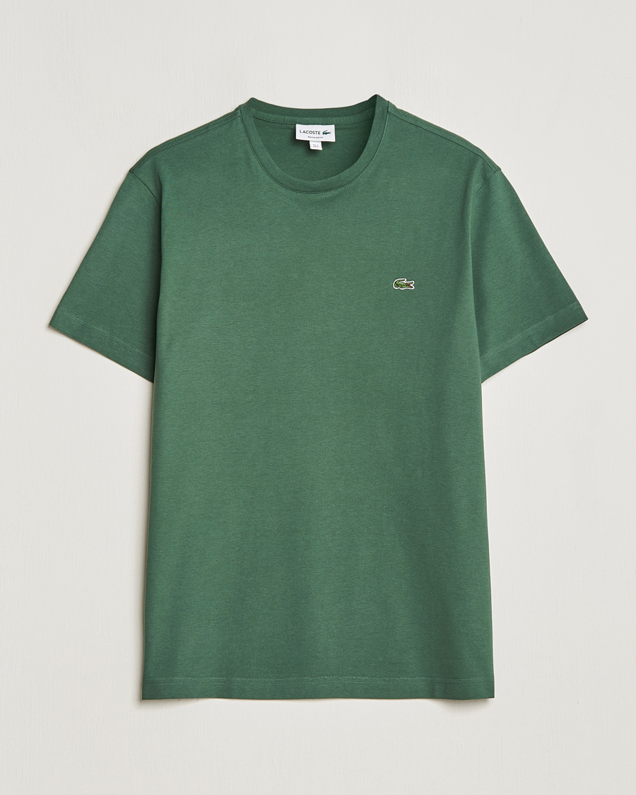 Herren | T-Shirts | Lacoste | Crew Neck T-Shirt Sequoia