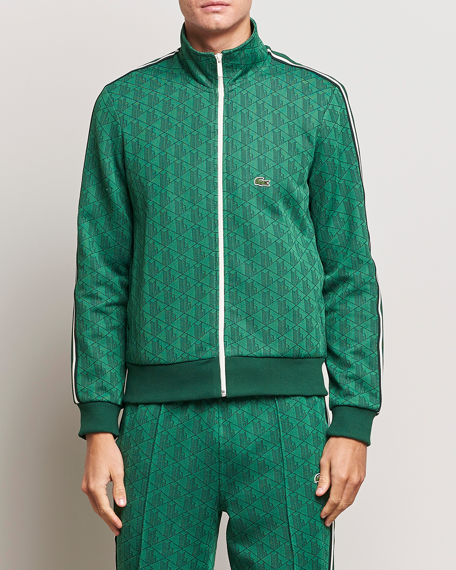 Herren | Pullover | Lacoste | Monogram Full Zip Sweater Rocket