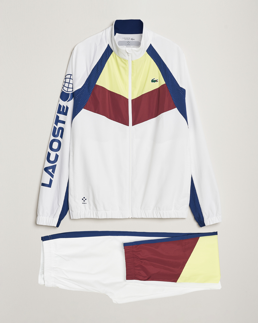 Herren | Hosen | Lacoste Sport | Retro Tennis Tracksuit Set White Multi