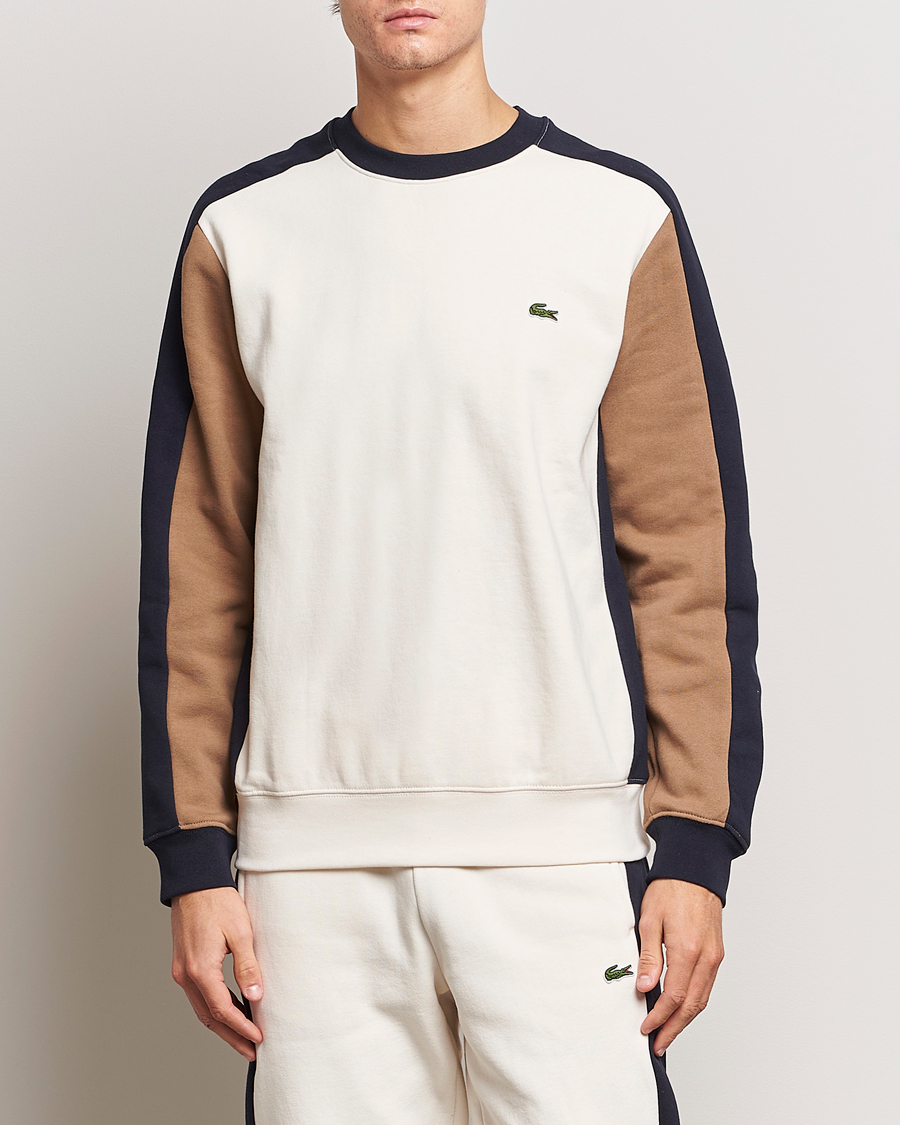 Herren | Pullover | Lacoste | Colorblocked Crew Neck Sweatshirt Lapland/Cookie