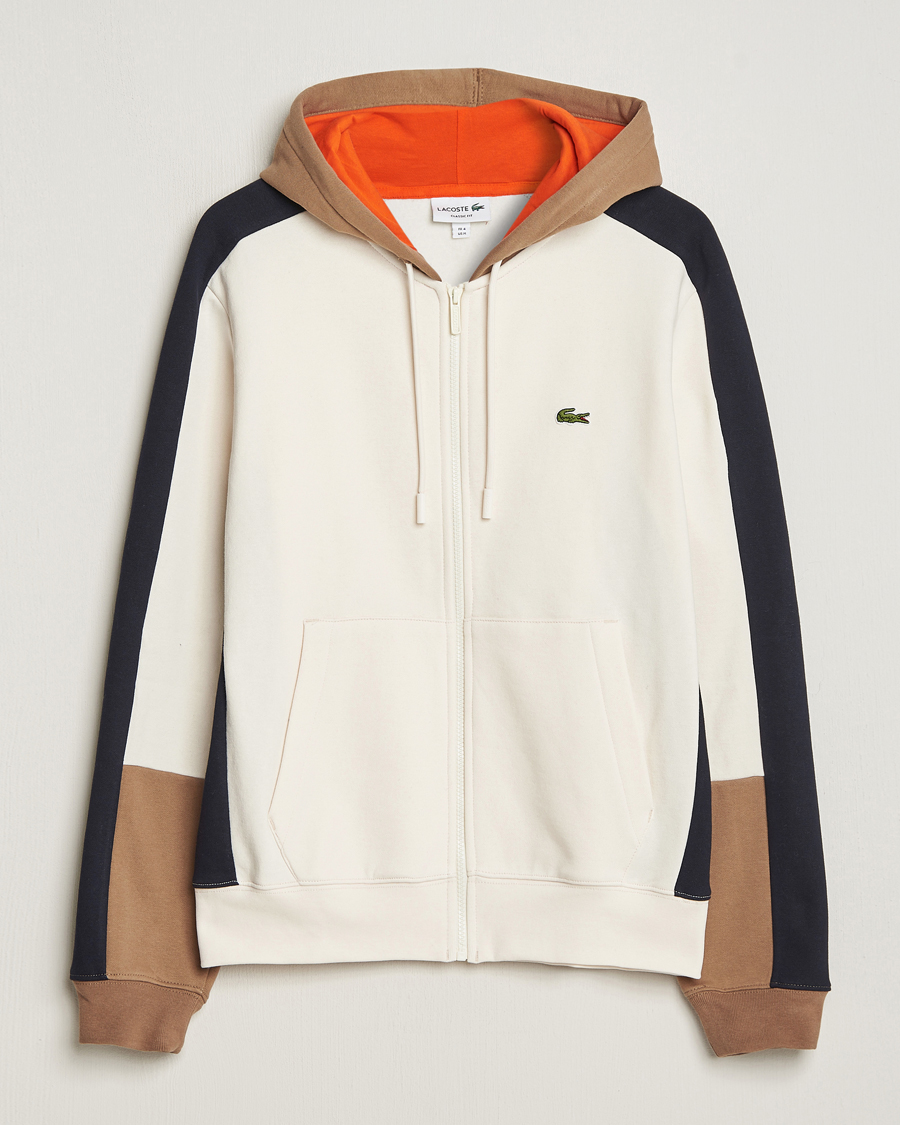 Herren | Pullover | Lacoste | Colorblocked Full Zip Hoodie Lapland/Cookie