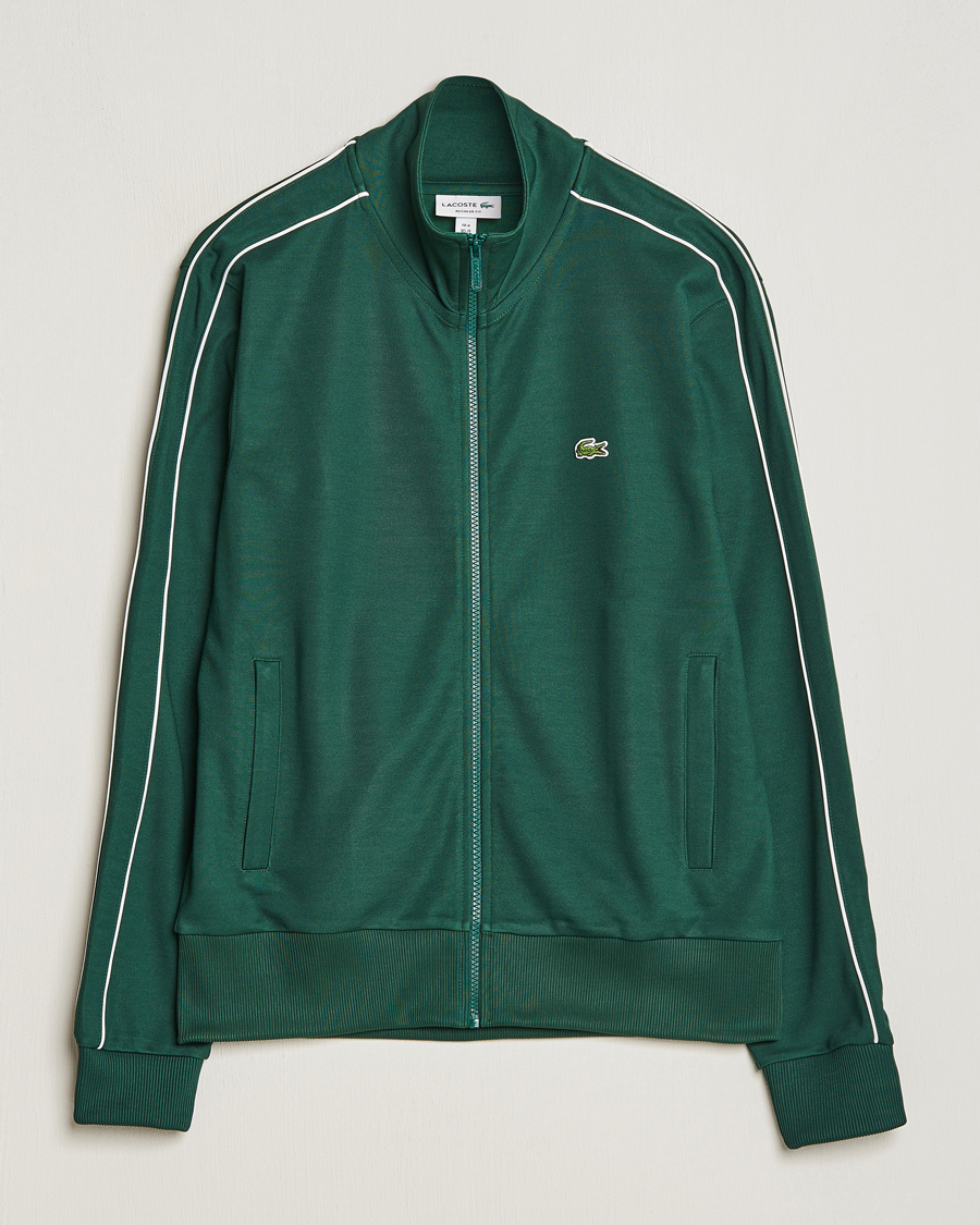 Herren | Pullover | Lacoste | Full Zip Track Jacket Green