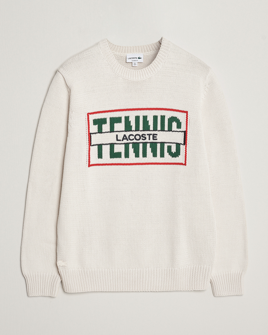 Herren | Pullover | Lacoste | Retro Logo Knitted Crew Neck Sweater Lapland