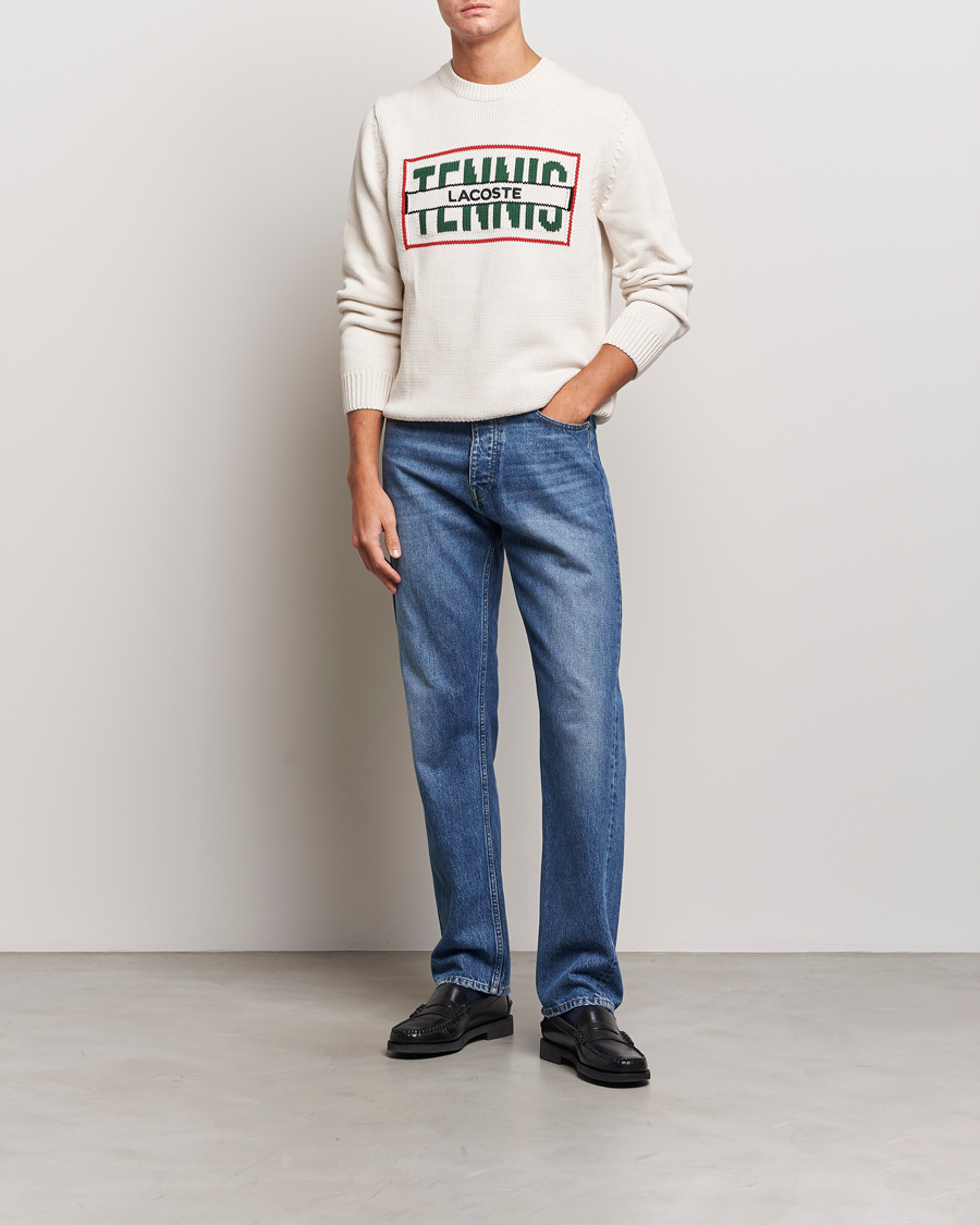 Herren | Pullover | Lacoste | Retro Logo Knitted Crew Neck Sweater Lapland