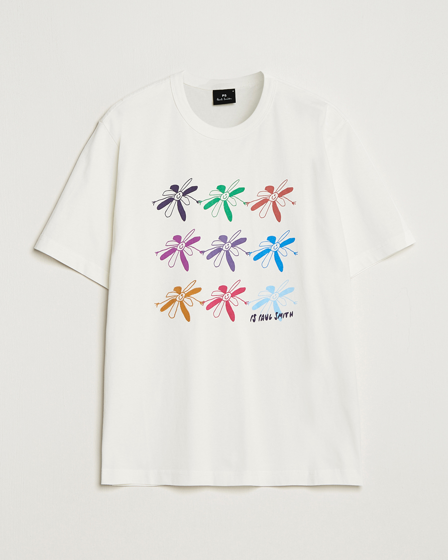 Herren | T-Shirts | PS Paul Smith | Flower Grid Crew Neck T-Shirt White