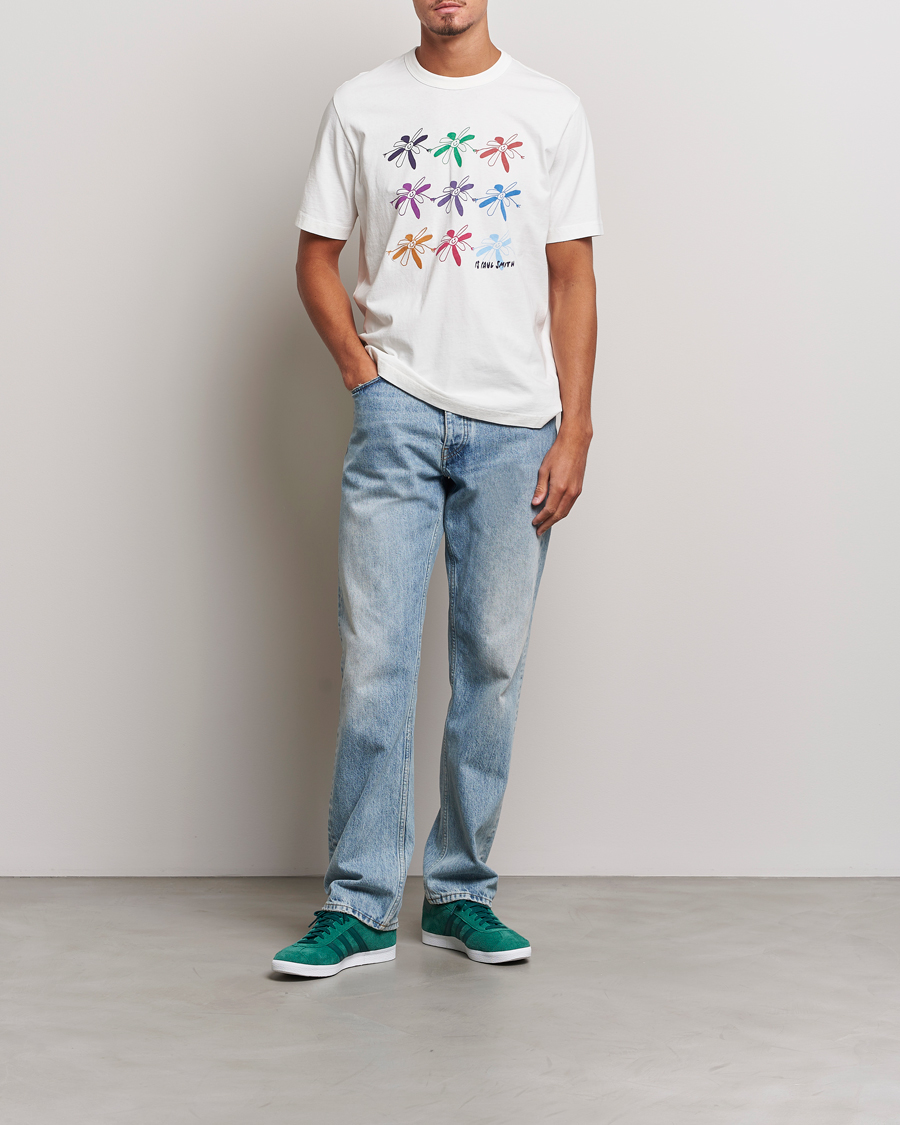 Herren | T-Shirts | PS Paul Smith | Flower Grid Crew Neck T-Shirt White