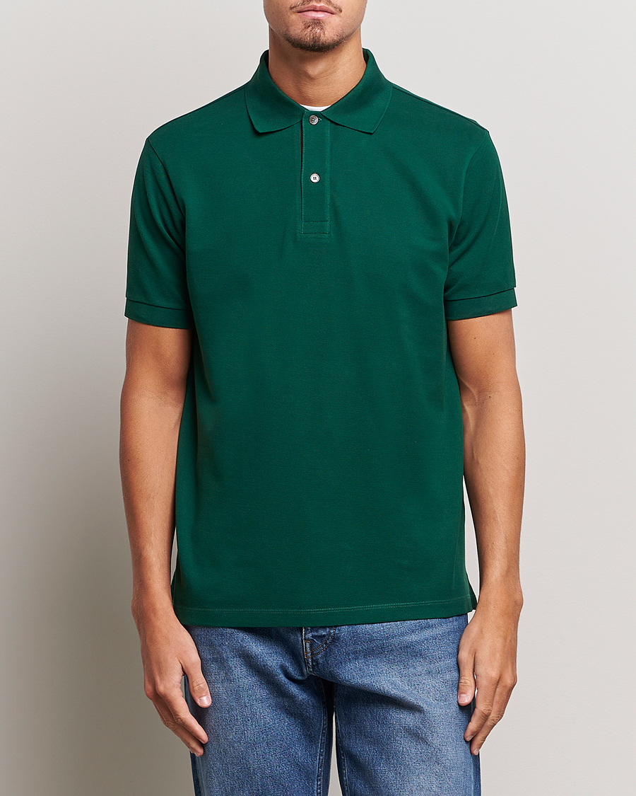 Herren | Poloshirts | Paul Smith | Placket Stripe Polo Green