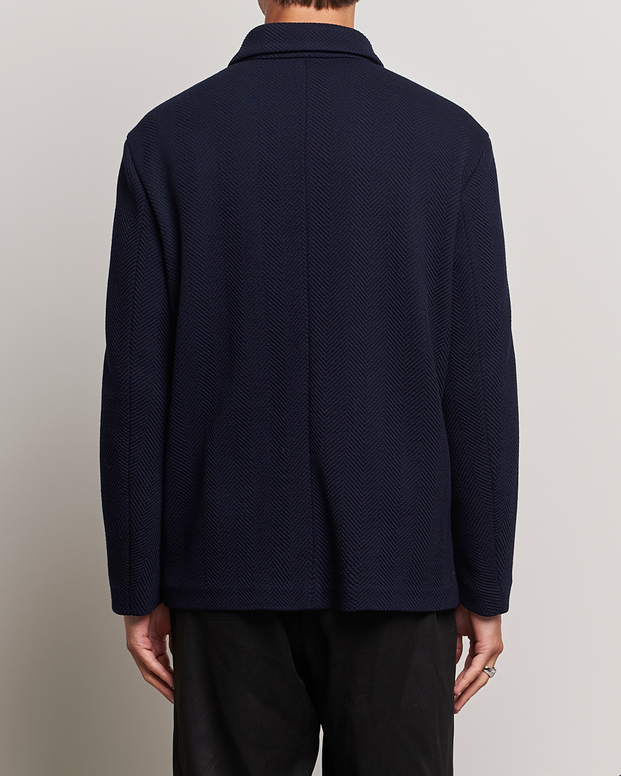 Herren | Jacken | Giorgio Armani | Heavy Jersey Chore Jacket Navy