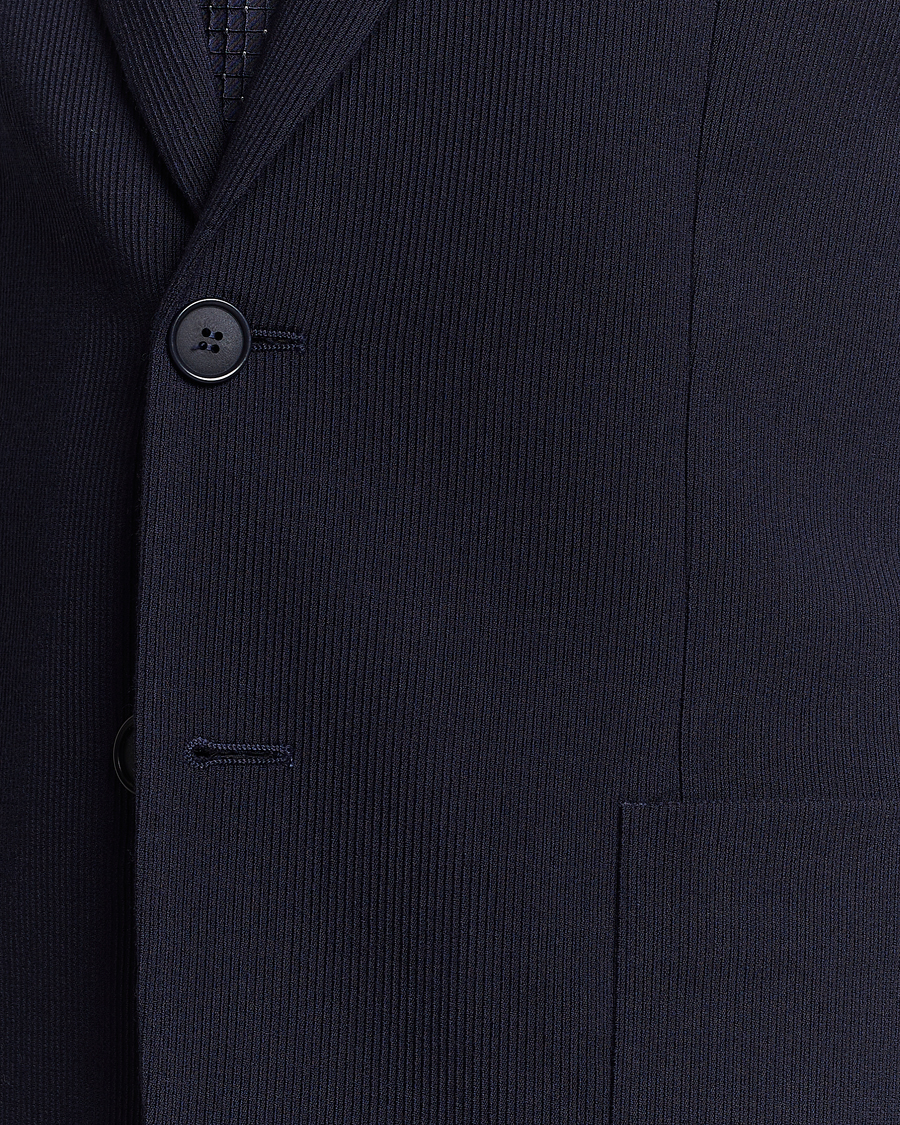 Herren | Sakkos | Giorgio Armani | Wool Stretch Blazer Navy
