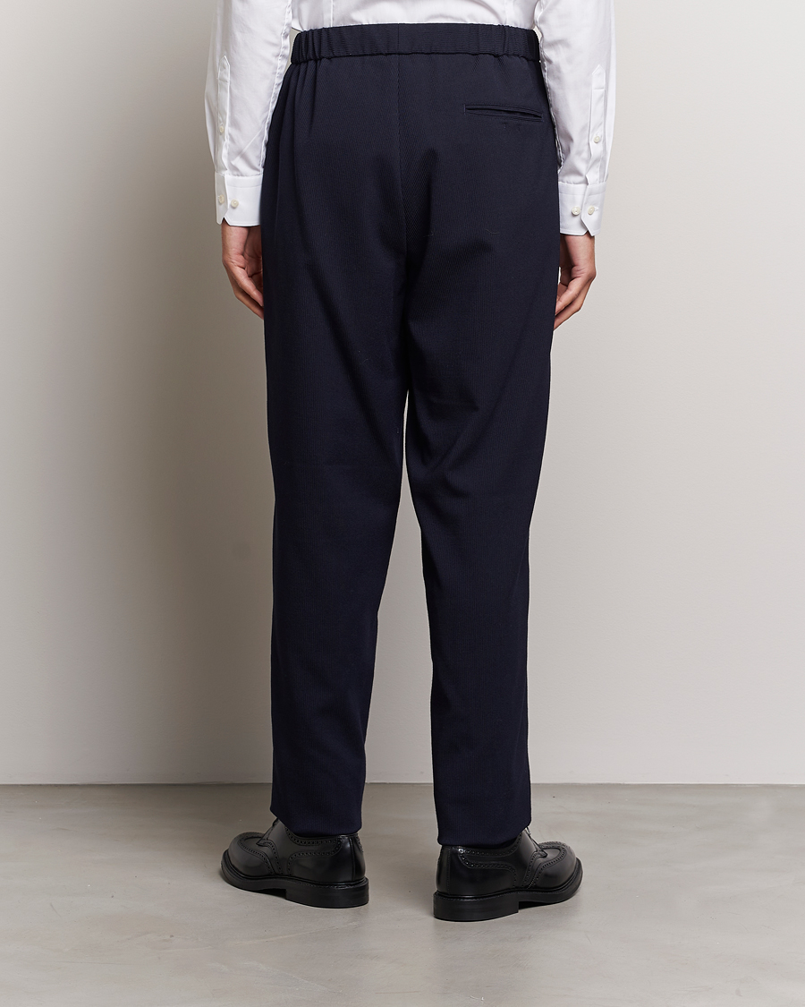 Herren | Hosen | Giorgio Armani | Wool Stretch Trousers Navy