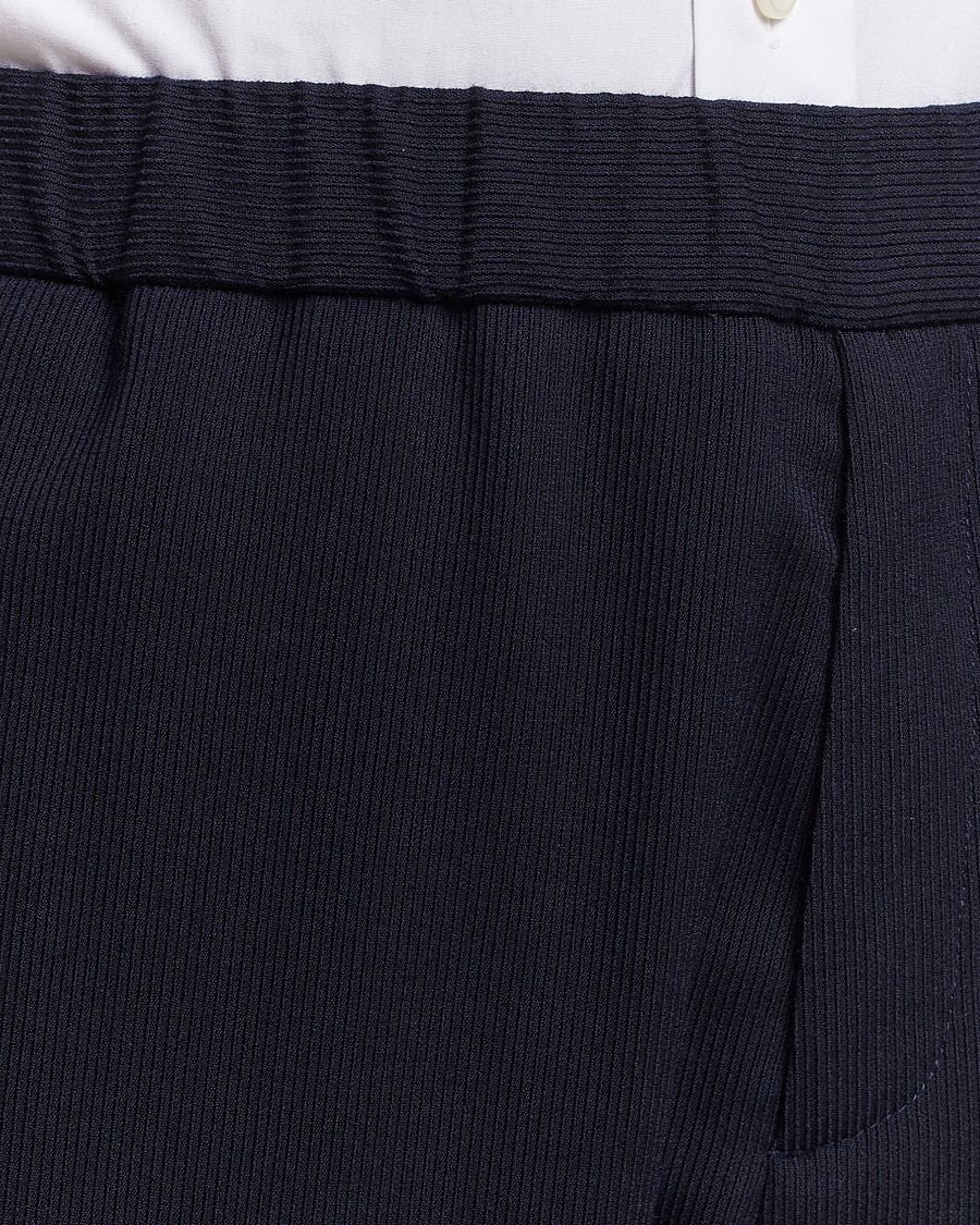 Herren | Hosen | Giorgio Armani | Wool Stretch Trousers Navy