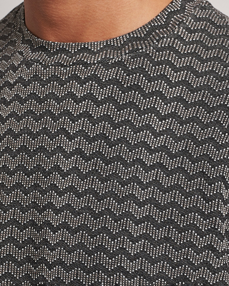 Herren | T-Shirts | Giorgio Armani | Jersey Chevron T-Shirt Taupe