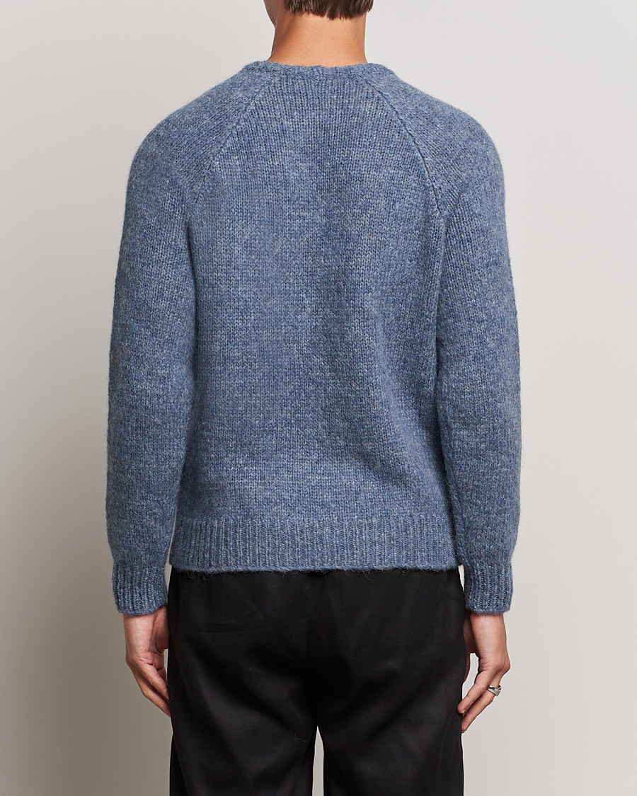 Herren | Pullover | Giorgio Armani | Alpaca Wool Sweater Light Blue