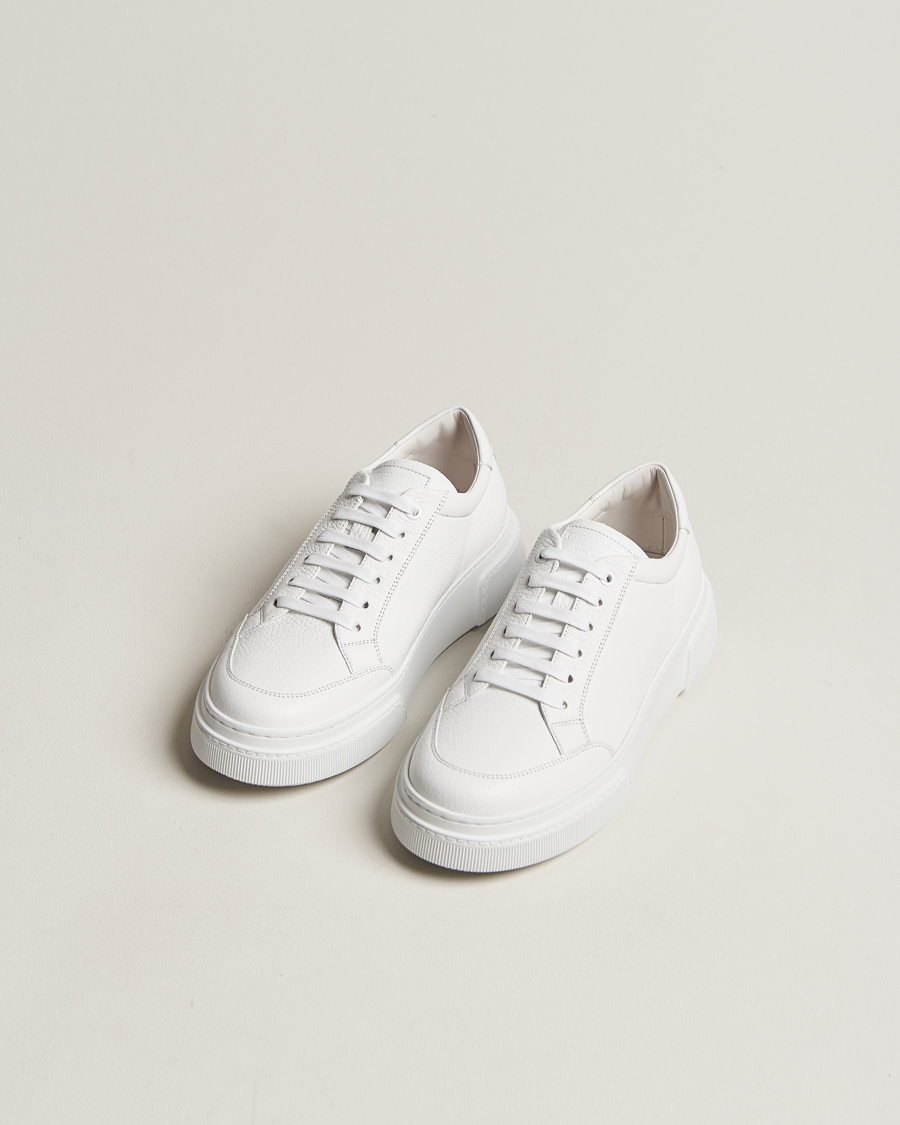 Herren | Giorgio Armani Deerskin Sneakers White | Giorgio Armani | Deerskin Sneakers White