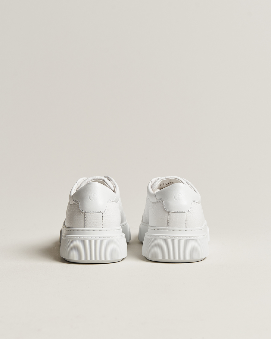 Herren | Giorgio Armani Deerskin Sneakers White | Giorgio Armani | Deerskin Sneakers White