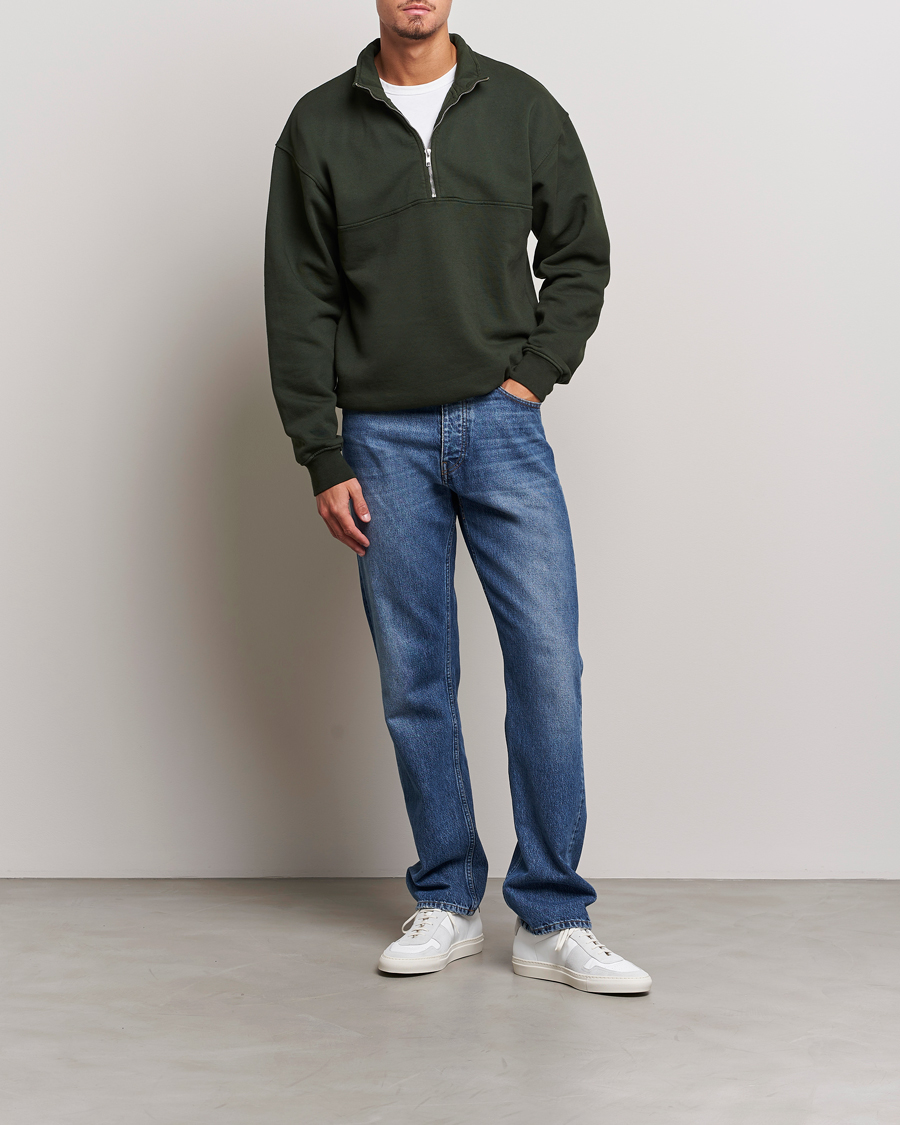 Herren | Pullover | Colorful Standard | Classic Organic Half-Zip Hunter Green