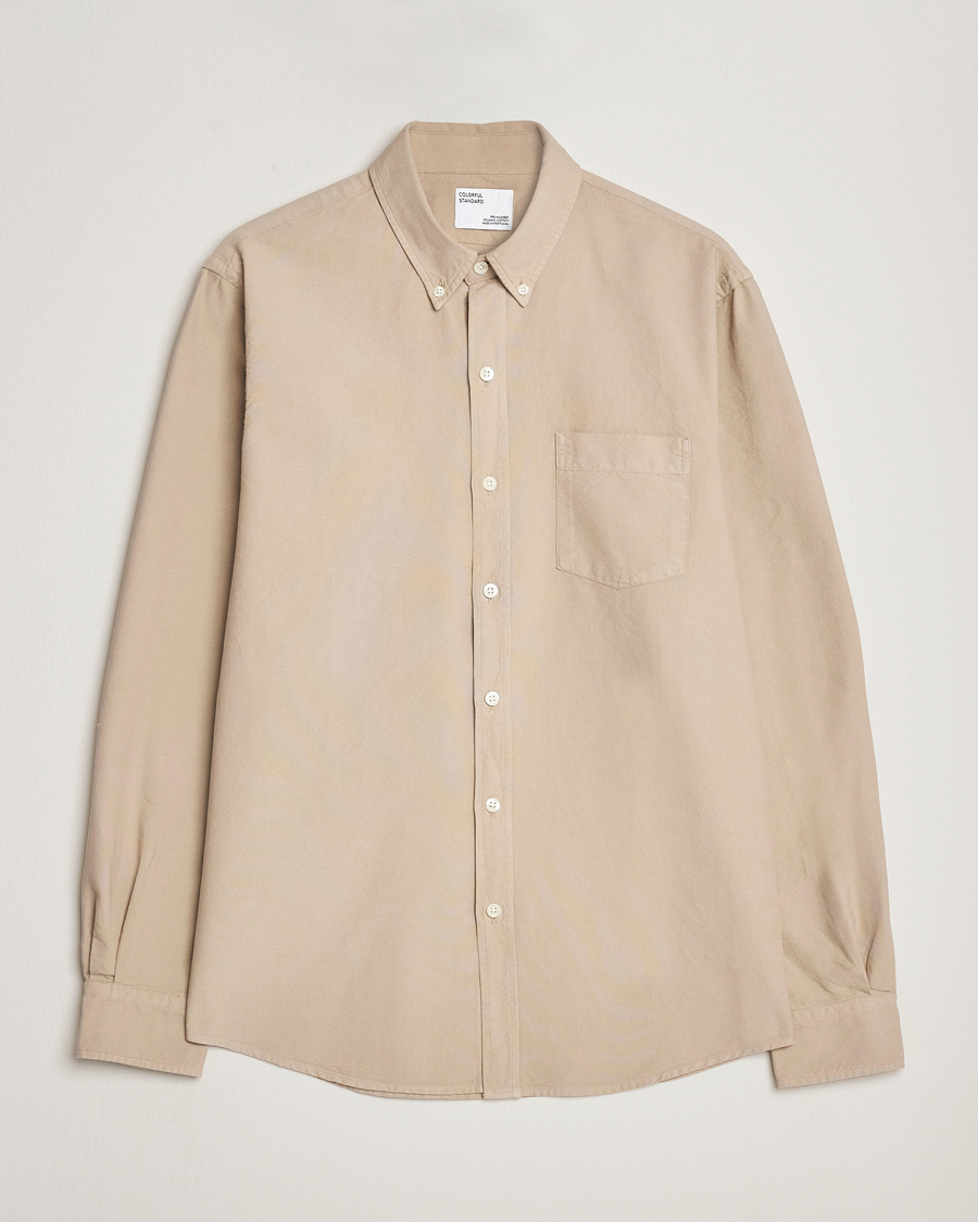 Herren | Hemden | Colorful Standard | Classic Organic Oxford Button Down Shirt Oyster Grey