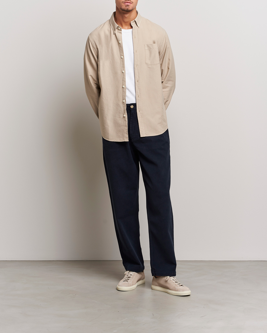 Herren | Hemden | Colorful Standard | Classic Organic Oxford Button Down Shirt Oyster Grey