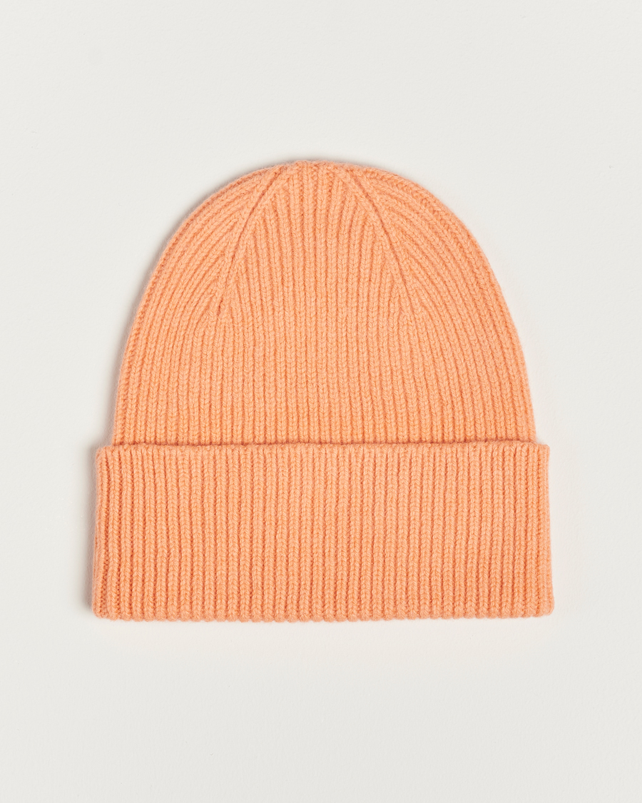 Herren | Colorful Standard Merino Wool Beanie Sandstone Orange | Colorful Standard | Merino Wool Beanie Sandstone Orange