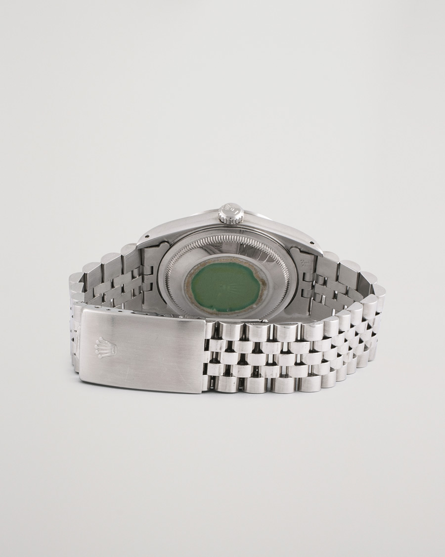 Herren | Rolex Pre-Owned Datejust 16200 Oystert Perpetual Steel White Steel White | Rolex Pre-Owned | Datejust 16200 Oystert Perpetual Steel White Steel White