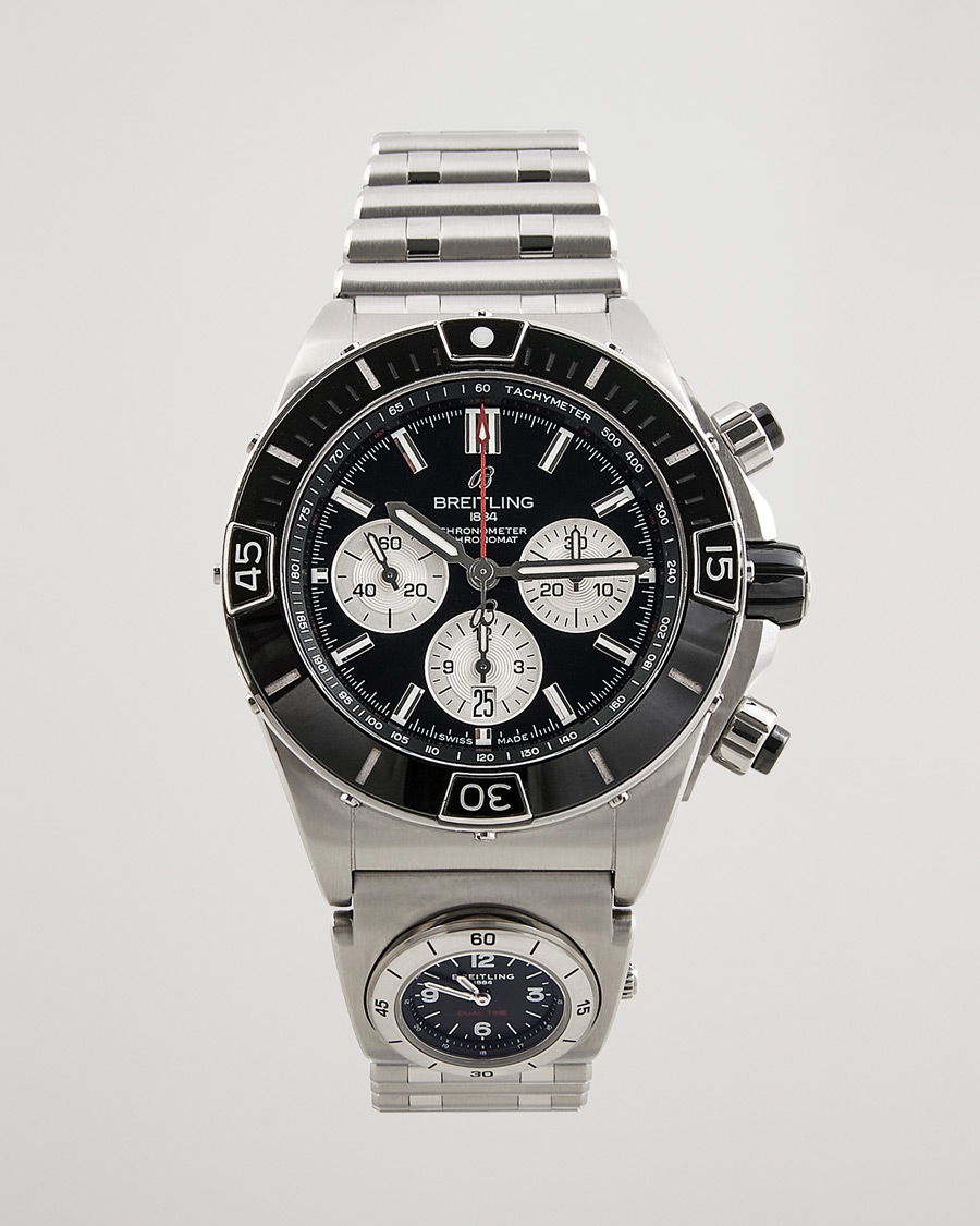 Herren | Breitling Pre-Owned Super Chronomat B01 44 Steel Black | Breitling Pre-Owned | Super Chronomat B01 44 Steel Black