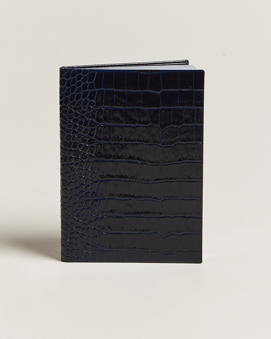 Herren | Notizbücher | Smythson | Mara Leather Notebook Navy