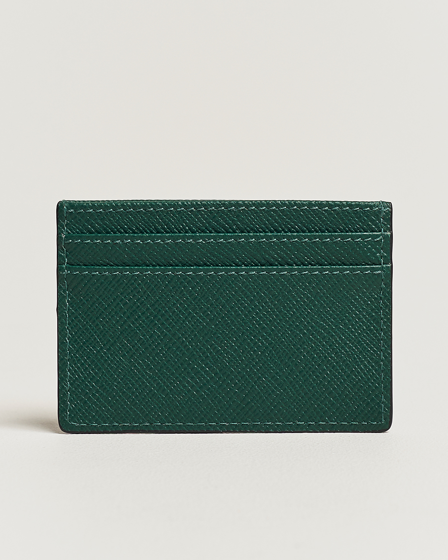 Herren | Smythson Panama Flat Cardholder Forest Green | Smythson | Panama Flat Cardholder Forest Green