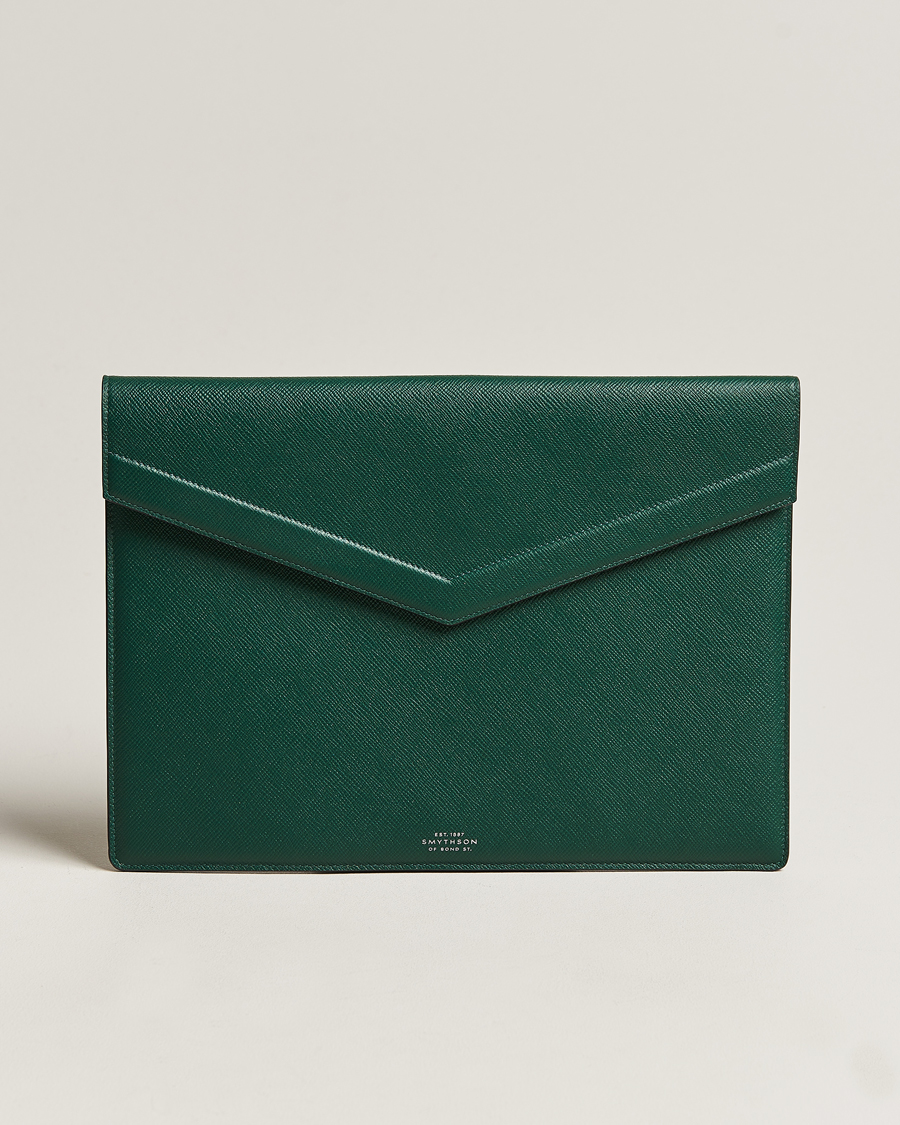 Herren | Smythson Panama Large Envelope Portfolio Forest Green | Smythson | Panama Large Envelope Portfolio Forest Green