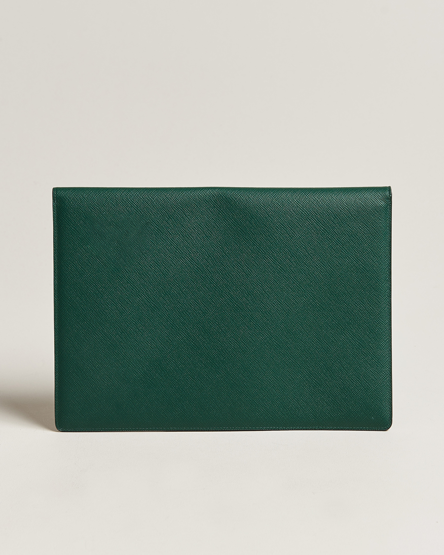 Herren | Smythson Panama Large Envelope Portfolio Forest Green | Smythson | Panama Large Envelope Portfolio Forest Green
