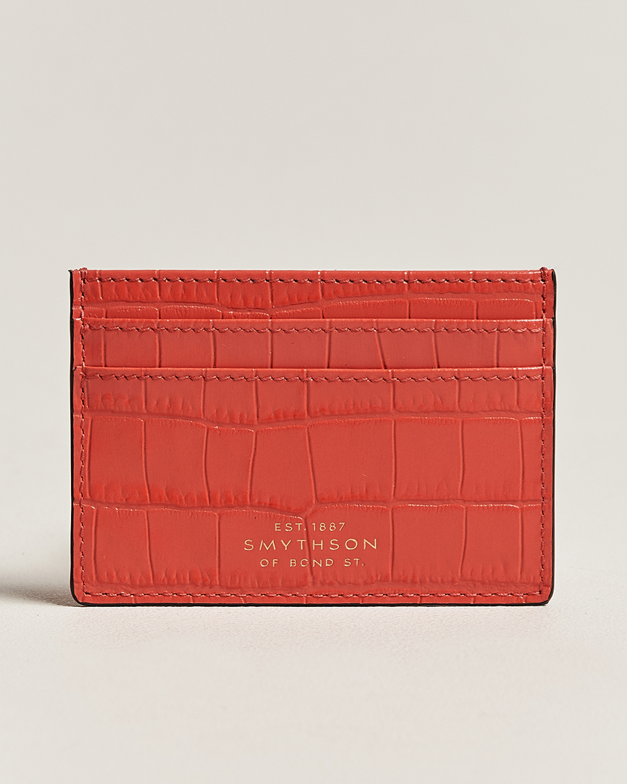 Herren | Smythson Mara Flat Cardholder Watermelon | Smythson | Mara Flat Cardholder Watermelon